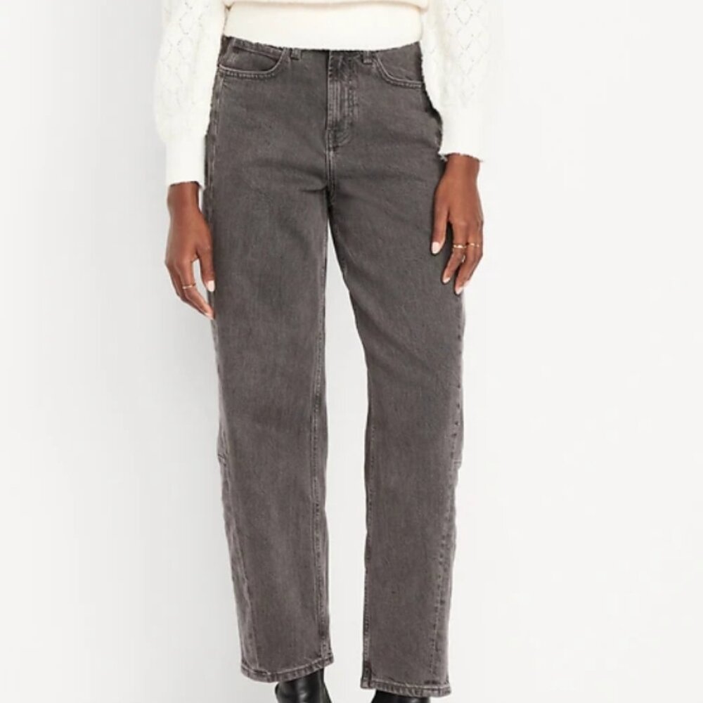 Old Navy Barrel Jeans (Sz 2)